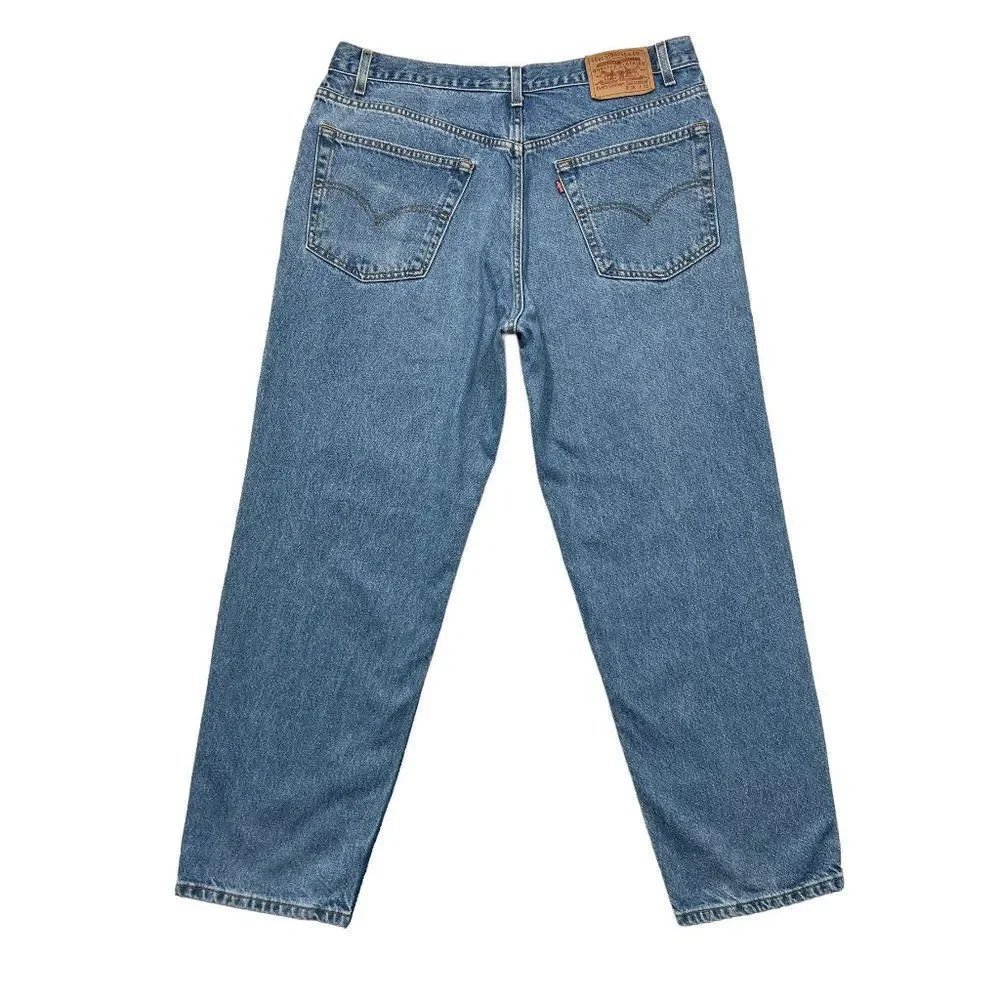 Levi’s Jeans Vintage 2001 Men’s‎ 38x30 Relaxed Fit Straight Leg Blue Heavy Denim